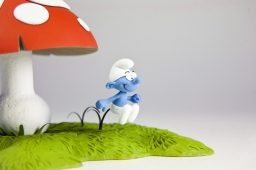 Schtroumpf et champignon - photo