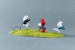 Chasse du schtroumpf noir - photo