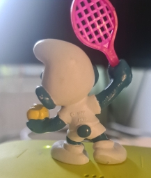 Schtroumpf joueur de tennis - photo