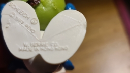 Schtroumpf avec pomme - photo