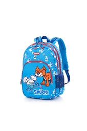 Smurf backpack + pencil case - photo