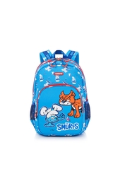 Smurf backpack + pencil case - photo