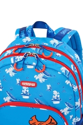 Smurf backpack + pencil case - photo