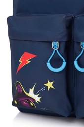 Smurf backpack - photo