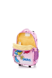 Wheeled backpack - Smurfette - photo