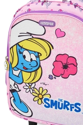 Wheeled backpack - Smurfette - photo