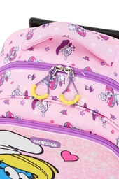 Wheeled backpack - Smurfette - photo