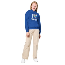 Children's sweatshirt - I Love Smurfs - photo
