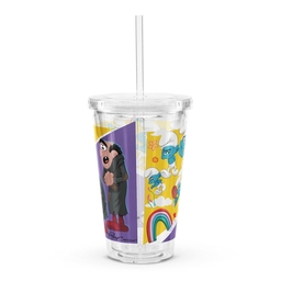 Gobelet en plastique transparent - photo