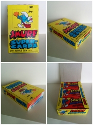 Boite de chewing-gum Topps + paquets de chewing-gum