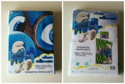 Housse de couette & taie d'oreiller Schtroumpf à Lunettes New-York