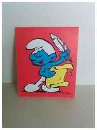 Image Schtroumpf Poète