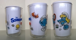 Verre Schtroumpf Coquet & Schtroumpfette