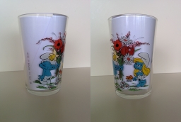 Verre Schtroumpf & Schtroumpfette