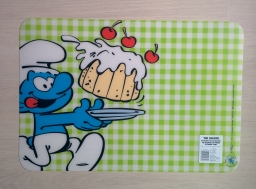 Set de table Schtroumpf Gourmand