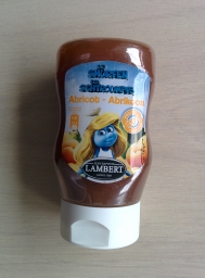 Flacon de confiture abricot