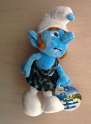 Peluche Schtroumpf Téméraire