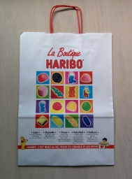 Sac en papier boutique Haribo - Grand modèle