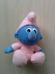 Kinder - Peluche Bébé Schtroumpf