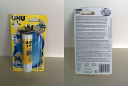 Pack de bâtons de colle moyen format 21 grammes - Schtroumpfette