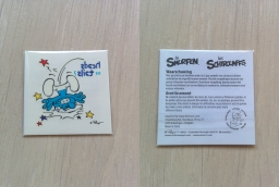 Décalcomanie Schtroumpf à Lunettes