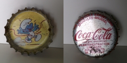 Capsule de bouteille Schtroumpf olympique