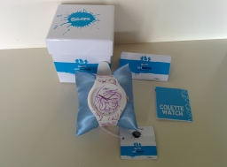 Colette - Montre Schtroumpf mauve/violette