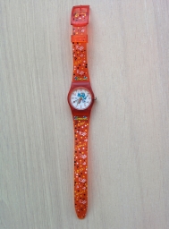 Montre rouge Schtroumpf