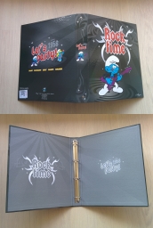 Classeur Schtroumpf Rock time