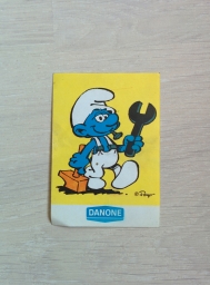 Danone - Image Schtroumpf Bricoleur