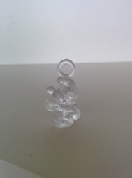 Pendentif transparent Schtroumpf somnambule - blanc