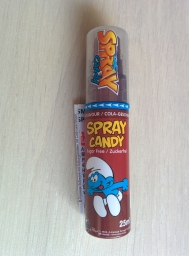 Spray candy saveur cola