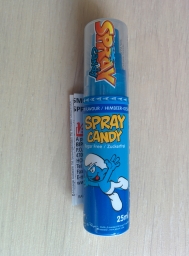 Spray candy saveur framboise