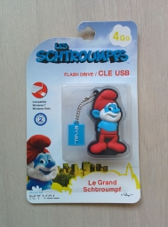 Clé USB 4Go Grand Schtroumpf