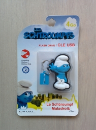 Clé USB 4Go Schtroumpf