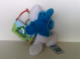 Trudi - Porte-clés en peluche Schtroumpf