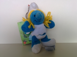 Trudi - Porte-clés en peluche Schtroumpfette