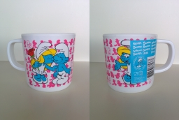 Tasse en plastique Schtroumpfette