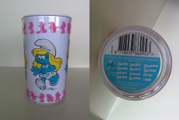 Verre en plastique Schtroumpfette