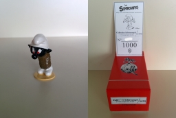 6430 - Schtroumpf noir ficelé