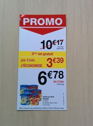 William Saurin - Carton de prix ravioli pur boeuf