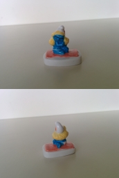 Schtroumpfette à la plage