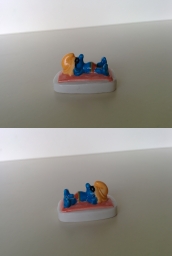 Schtroumpf à la plage