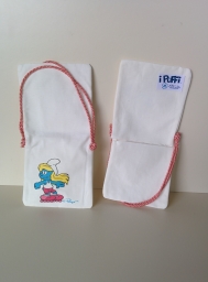 Bonbonnière pour dragées - Schtroumpfette en rollers