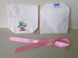 Bonbonnière pour dragées - Schtroumpfette en rollers