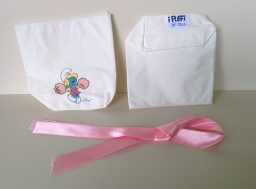 Bonbonnière pour dragées - Schtroumpfette pom pom girl