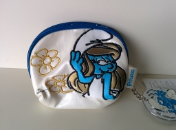 Porte monnaie Schtroumpfette - Blanc & bleu