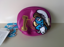 Porte monnaie Schtroumpfette - Rose