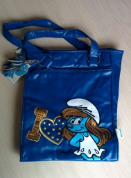 Sacoche Schtroumpfette - Bleue