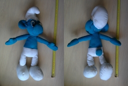 Peluche mexicaine Schtroumpf à Lunettes